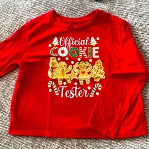 Kids long sleeve holiday top